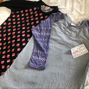 Lularoe Randy raglan T-shirt’s baseball tee S